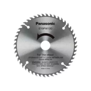Image of Panasonic EY9PW13D32 Wood Cutting TCT Blade 135 x 20mm x 48T