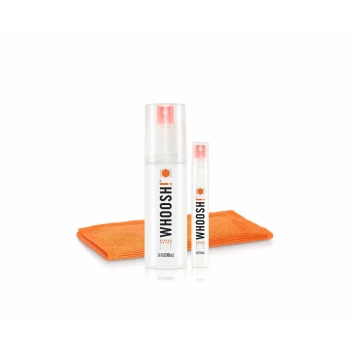 Image of Whoosh 100ml + 8ml Shine Natural Screen Cleaner with Microfibre Cloth