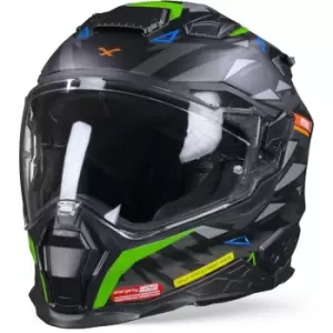 Image of Nexx X.Wst2 Rockcity Black Neon Matt Full Face Helmet S