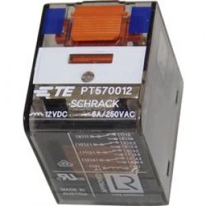 Image of PCB relays 12 Vdc 6 A 4 change overs TE Connectivity