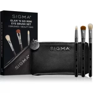 Image of Sigma Beauty Glam N Go brush set with pouch