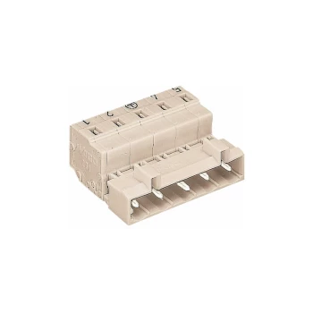 Image of Wago - 723-605 PCB Spring Connector 7.5mm 12A 5 Pole Male