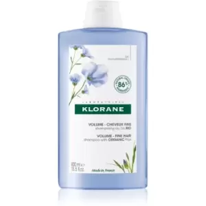 Image of Klorane Flax Fiber Bio Shampoo for Fine and Limp Hair 400ml