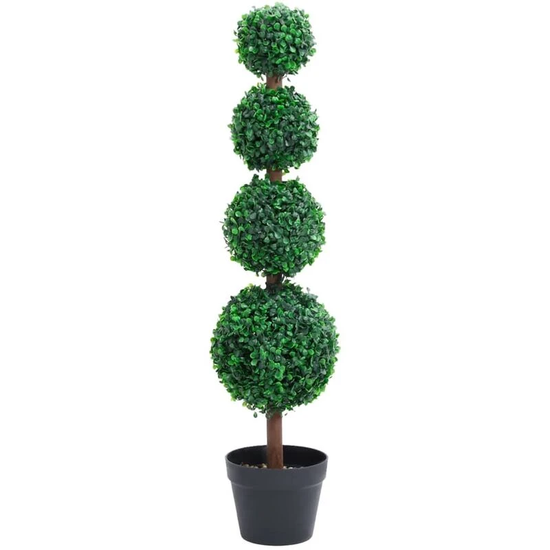 Image of VIDAXL Artificial Boxwood Plant with Pot Ball Shaped Green 90cm Vidaxl 8720286569146