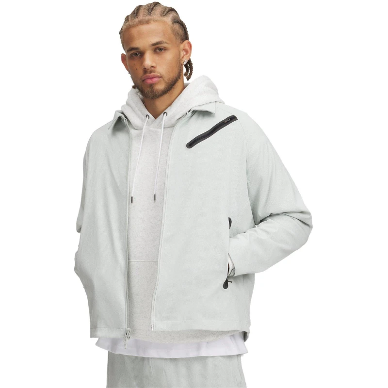 Image of Under Armour Mens Vented Midweight Bomber Jacket Green male M