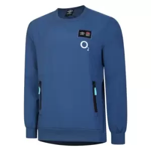 Image of Umbro England Rugby Sweatshirt Adults - Blue