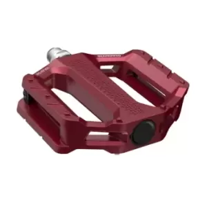 Image of Shimano PD-EF202 MTB Flat Pedals - Red