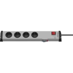 Image of Ehmann 0221x00042301 Power strip (+ switch) 4x Grey PG connector