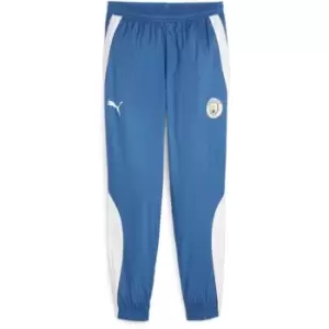 Image of Puma Manchester City Pre Match Tracksuit Bottoms 2023 2024 Adults - Blue