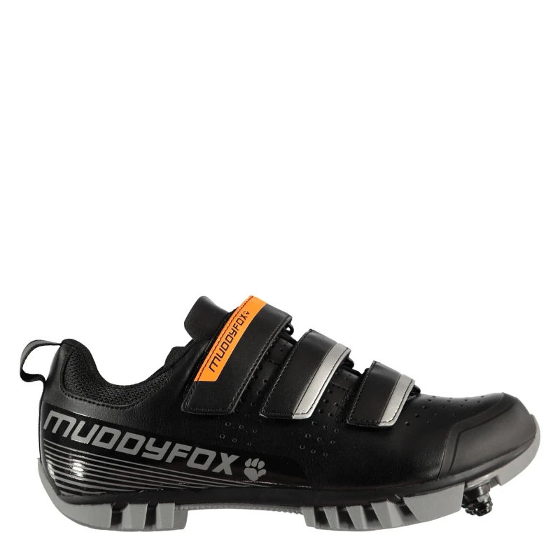 Image of Muddyfox MTB100 Junior Cycling Shoes - Black 4