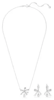 Image of Swarovski 5660118 Volta Bow Necklace and Earring Set Jewellery