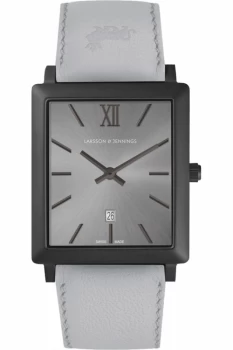 Image of Unisex Larsson & Jennings Norse Solaris 40mm Watch NRS40-LBLK-CS-Q-M-BGRY-O