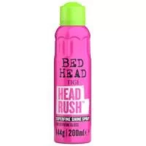Image of TIGI Bed Head Styling Headrush Shine Spray for Extreme Gloss 200ml