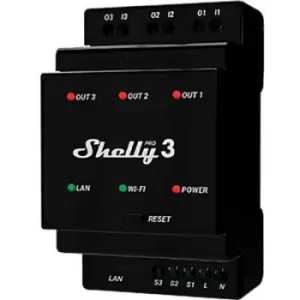 Image of Shelly Pro 3 Actuator WiFi, Bluetooth