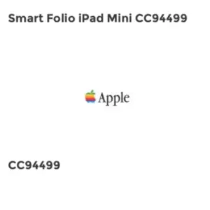 Image of Smart Folio iPad Mini CC94499
