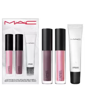 Image of MAC Lost In The Gloss Lipglass Trio - Purple