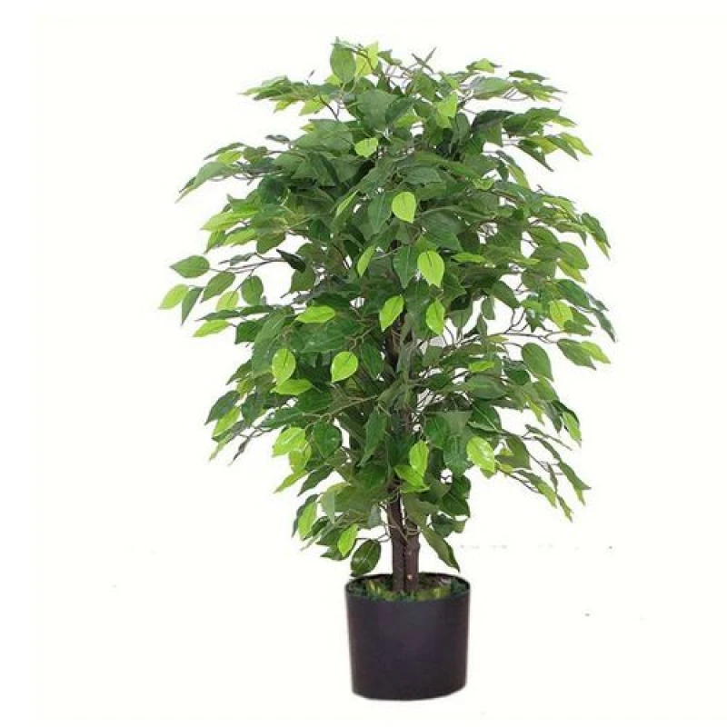 Image of Leaf 90cm Leaf Realistic Artificial Ficus Tree / Plant Green