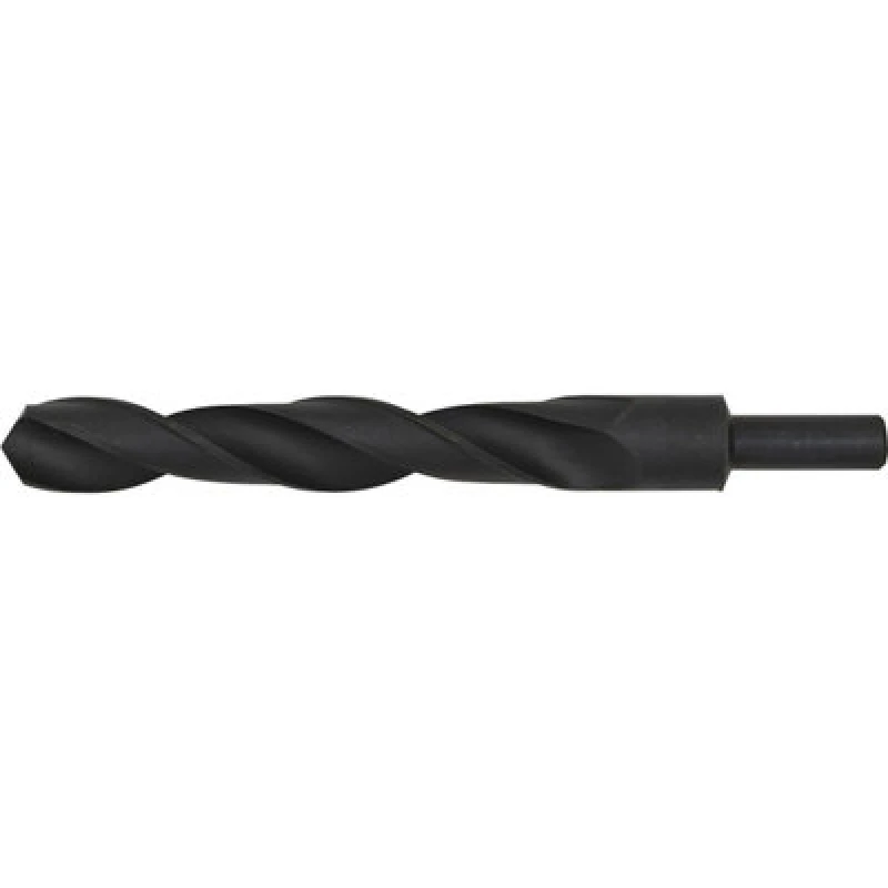 Image of Loops 22.5 x 220mm HSS Roll Forged Blacksmith Drill Bit - Reduced Shank - 155mm Flute Black
