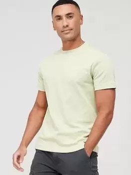 Image of Calvin Klein Micro Logo Interlock T-Shirt - Light Green , Light Green Size M Men