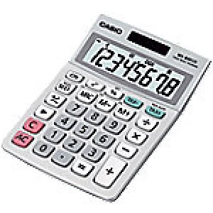 Image of Casio Desktop Calculator MS-88ECO 8 Digit Display Grey