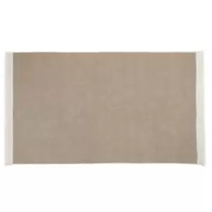 Image of Hug Rug Woven Rustic Plain Rug Natural 120 x 170cm