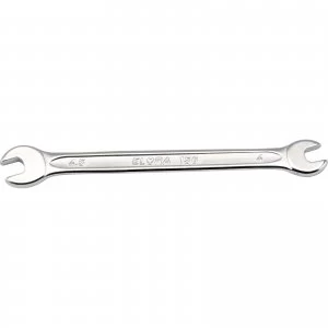 Image of Elora Midget Double Open End Spanner 4mm x 4.5mm