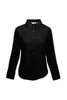 Image of Lady-Fit Long Sleeve Oxford Shirt