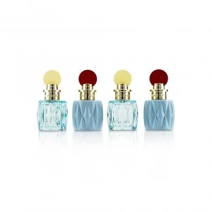 Image of Miu Miu Gift Set 2 x 7.5ml Eau de Parfum + 2 x 7.5ml LEau Bleue Eau De Parfum