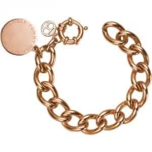 Image of Mens Tommy Hilfiger Rose Gold Plated Bracelet