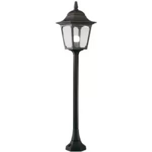 Image of Elstead Chapel - 1 Light Outdoor Post Lantern Black IP44, E27