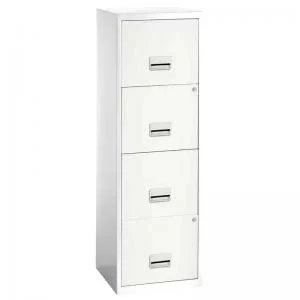 Image of Pierre Henry Maxi Filing Cabinet 4 Drawer A4 White Ref 095044 156422