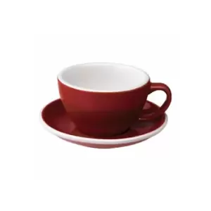 Image of Loveramics - Cafe Latte cup with a saucer Egg Red, 300ml