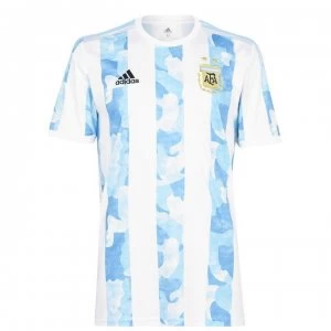 Image of adidas Argentina Home Shirt 2020 - White/Blue