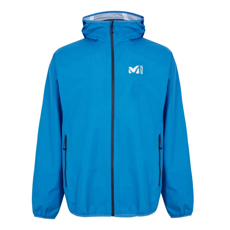 Image of Millet Mens Rutor 2.5 Wind Resistant Long Sleeve Waterproof Jacket Blue male 2X Large