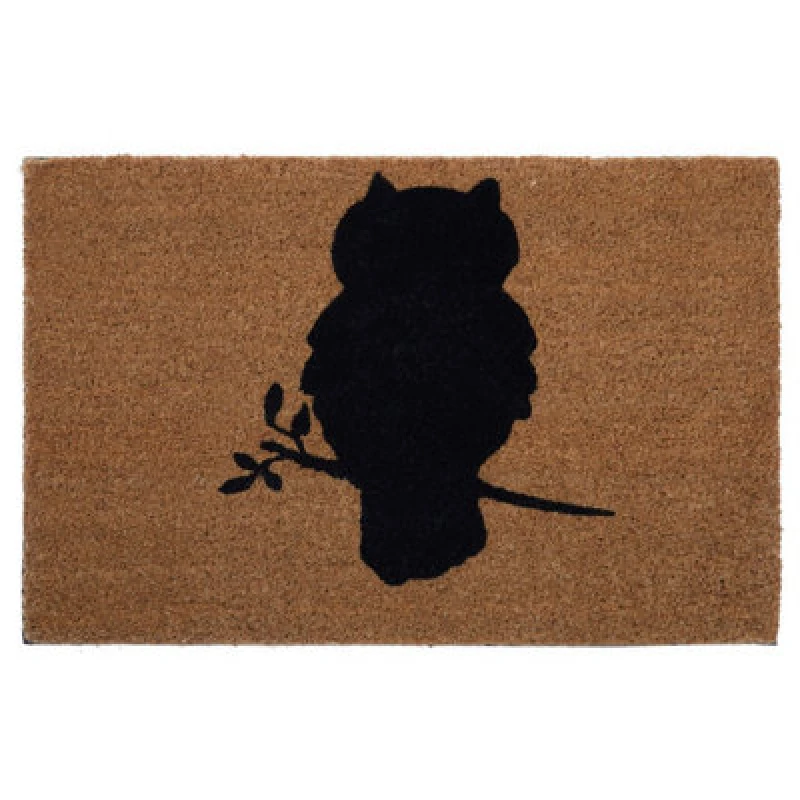 Image of Premier Housewares Owl Doormat Natural