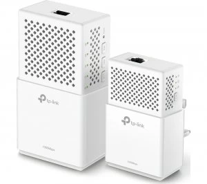 Image of TP Link TL-WPA7510 WiFi Powerline Adapter Kit - Twin Pack
