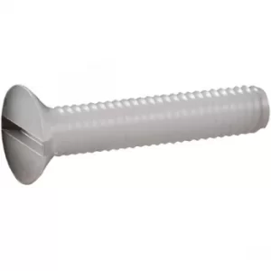 Image of Toolcraft Slotted Countersunk Screws DIN 963 Polyamide M6 x 20mm P...