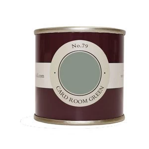 Image of Farrow & Ball Estate Card room green No. 79 Emulsion Paint 100ml Tester pot