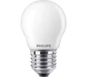 Image of Philips Classic 6.5W ES/E27 Golf Ball Very Warm White - 64934W