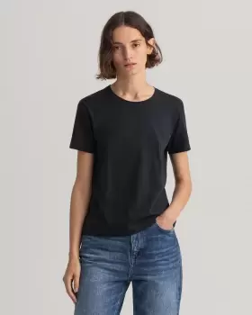 Image of GANT Women Original T-Shirt (M) Black