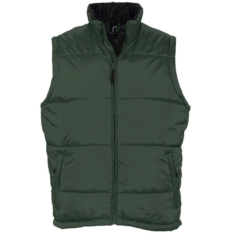 Image of SOL'S Warm Padded Bodywarmer Jacket in Green Size: Small Green Unisex S