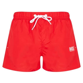 Image of Diesel Sandy Swim Shorts - Red