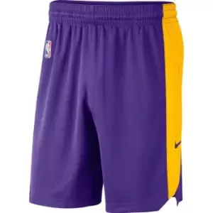 Image of Nike Angeles Lakers Nike Mens NBA Shorts - Purple