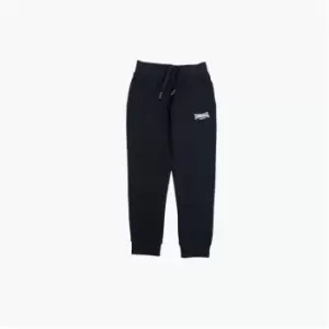 Image of Lonsdale Essential Jogger With Embroidered Logo - Black