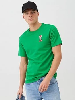 Image of Levis Toad Logo Patch T-Shirt - Green