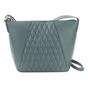Image of Eastern Counties Leather Womens/Ladies Alegra Quilted Handbag (One size) (Grey)