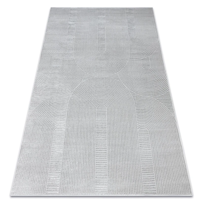 Image of RugsX Carpet Balance 9086 Grey - Geometric, Structural, Glamour 160X220 Cm