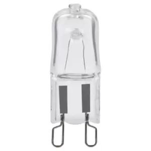 Image of Crompton Lamps Halogen G9 Capsule 33W Dimmable Energy Saver (10 Pack) Warm White Clear