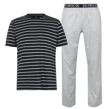 Image of Howick Pyjama Set - Navy/Grey