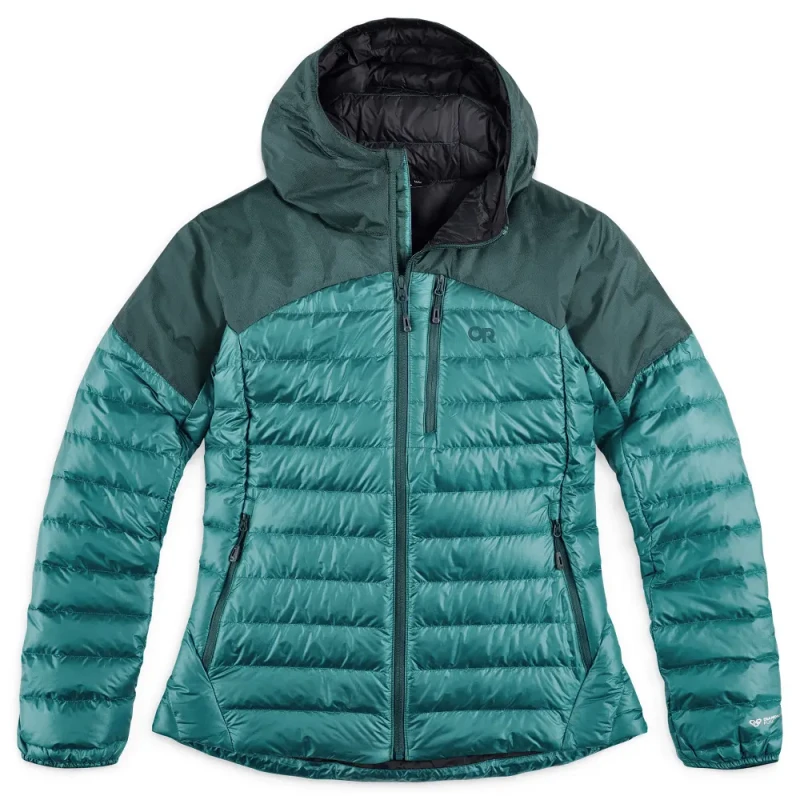 Image of Womens Outdoor Research Helium Puffer Bleu Female M